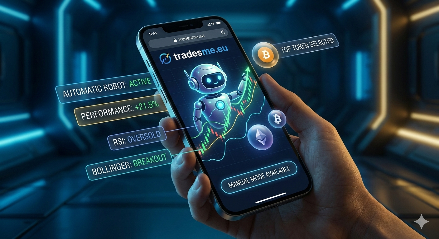 TradesMe - Auto-trading, RSI, Bollinger, performances